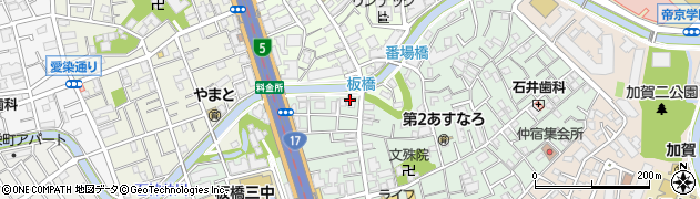 そんぽの家Ｓ板橋仲宿周辺の地図