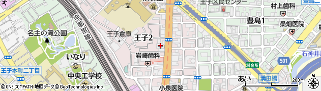 茗渓塾王子教室周辺の地図