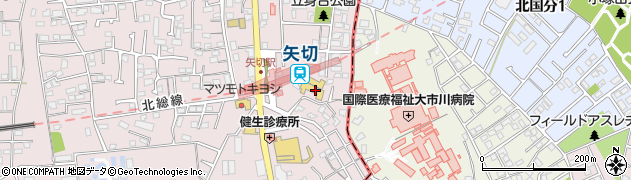千葉県松戸市下矢切115周辺の地図