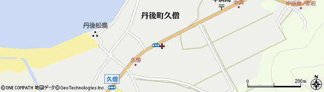 京丹後警察署　宇川駐在所周辺の地図