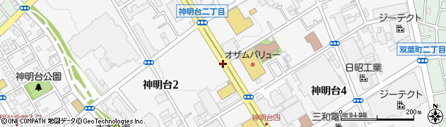 東京都羽村市神明台周辺の地図