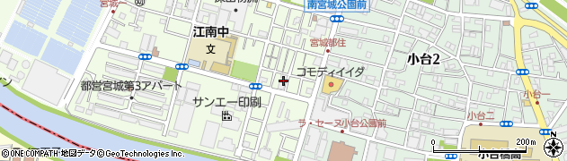 東京都足立区宮城1丁目10-19周辺の地図