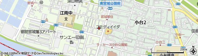 東京都足立区宮城1丁目11周辺の地図
