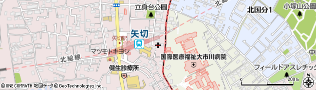 千葉県松戸市下矢切103周辺の地図