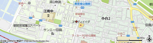 東京都足立区宮城1丁目11-16周辺の地図