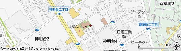 東京都羽村市神明台4丁目2周辺の地図