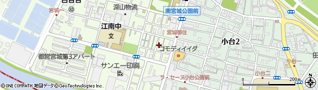 東京都足立区宮城1丁目11-7周辺の地図