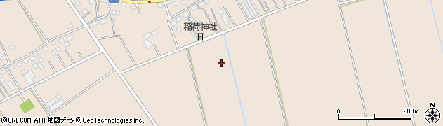 千葉県旭市萬力周辺の地図