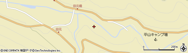 小菅川周辺の地図