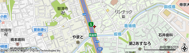 東京都交通局板橋変電所周辺の地図