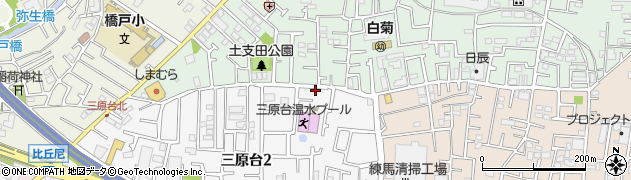 東京都練馬区三原台2丁目11-28周辺の地図