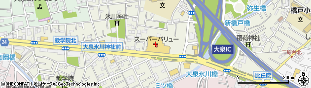 株式会社スーパーバリュー　練馬大泉店周辺の地図