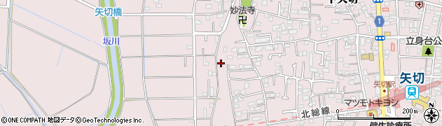 千葉県松戸市下矢切225周辺の地図