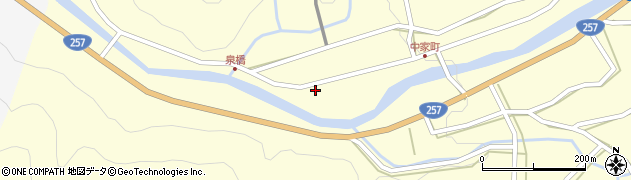 岐阜県下呂市野尻1515周辺の地図