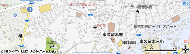 ビッグ・エー東久留米幸町店周辺の地図