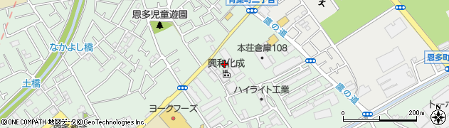 興和化成株式会社　東京工場周辺の地図