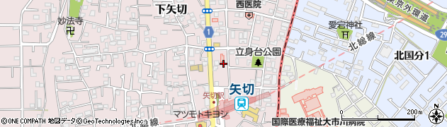 千葉県松戸市下矢切135周辺の地図