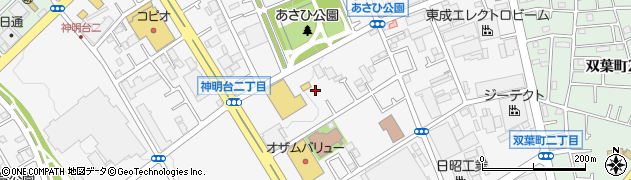 東京都羽村市神明台4丁目1周辺の地図