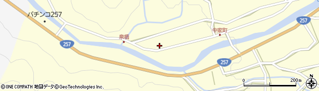 岐阜県下呂市野尻1523周辺の地図