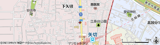 千葉県松戸市下矢切137周辺の地図