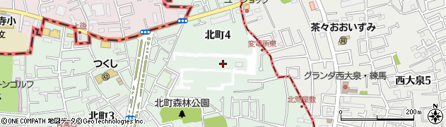 東京都西東京市北町4丁目周辺の地図