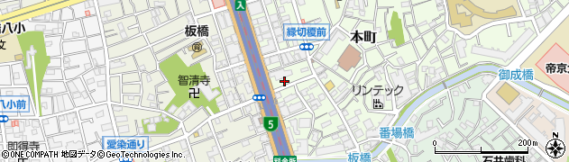 サンライン板橋本町管理室周辺の地図