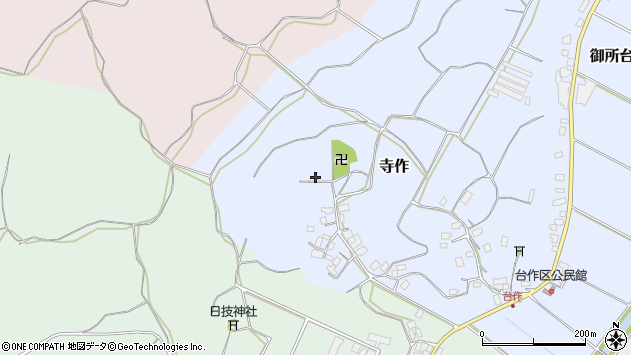 〒289-2316 千葉県香取郡多古町寺作の地図