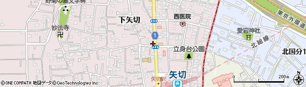 千葉県松戸市下矢切67周辺の地図