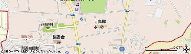 千葉県松戸市高塚新田周辺の地図