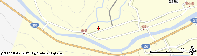 岐阜県下呂市野尻1549周辺の地図