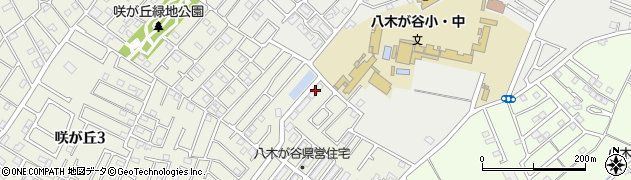 八木が谷県営住宅１５棟周辺の地図