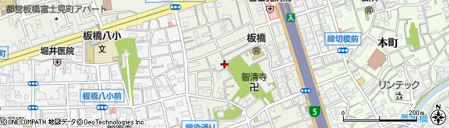 東京都板橋区大和町周辺の地図