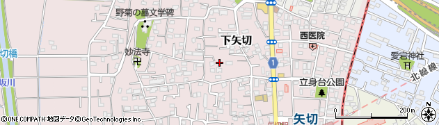 千葉県松戸市下矢切284周辺の地図