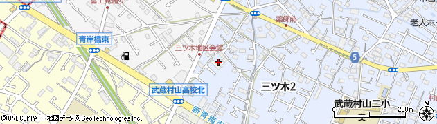 ミック東京工場周辺の地図