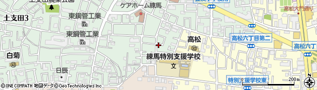 東京都練馬区土支田2丁目2-2周辺の地図
