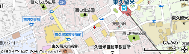 キャンドゥ東久留米西口店周辺の地図
