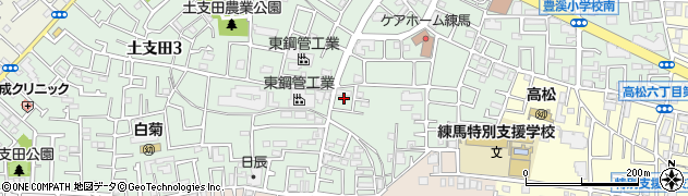 東京都練馬区土支田2丁目11周辺の地図