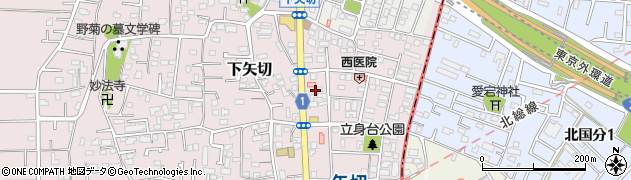 千葉県松戸市下矢切71周辺の地図