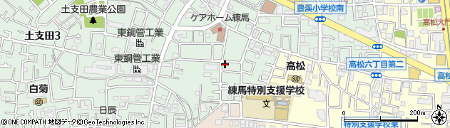 東京都練馬区土支田2丁目2-10周辺の地図