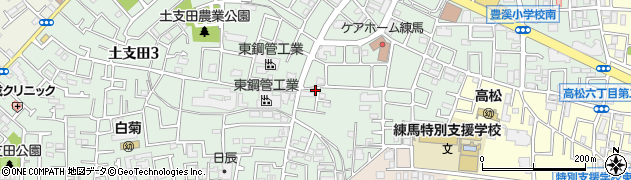東京都練馬区土支田2丁目11-6周辺の地図