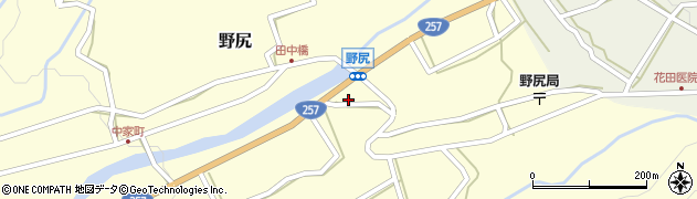 岐阜県下呂市野尻961周辺の地図