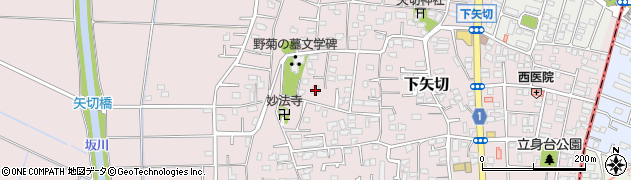 千葉県松戸市下矢切258周辺の地図