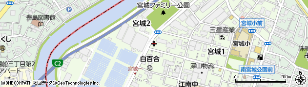 東京都足立区宮城1丁目17-12周辺の地図