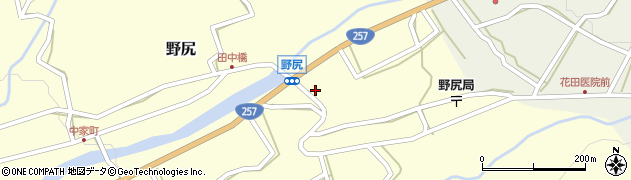 岐阜県下呂市野尻948周辺の地図