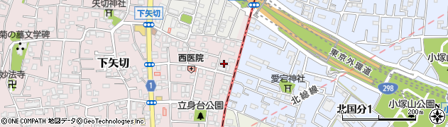 千葉県松戸市下矢切95周辺の地図