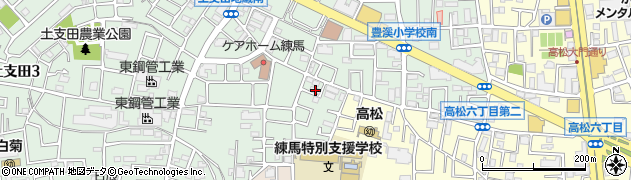 東京都練馬区土支田2丁目2-25周辺の地図