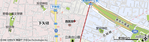 千葉県松戸市下矢切87周辺の地図