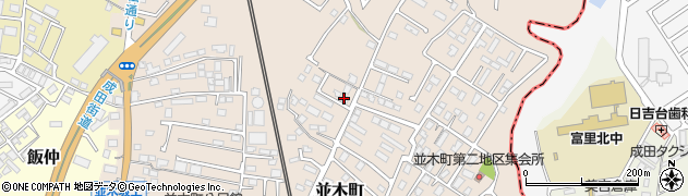 釜寅　成田店周辺の地図