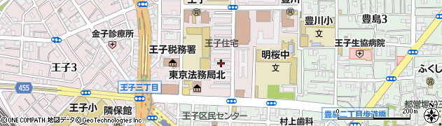 東京都北区王子6丁目2-3周辺の地図