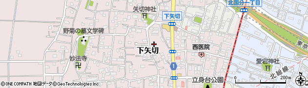 千葉県松戸市下矢切57周辺の地図